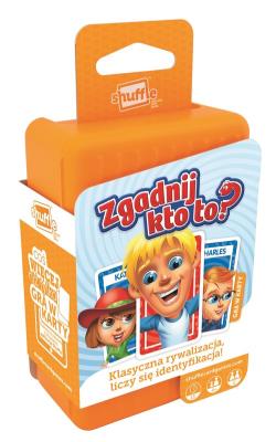 Gra karciana Shuffle - Zgadnij kto to? Cartamundi. Autor: Cartamundi Polska Sp. z o.o.. SmakLiter.pl Okładka książki Gra karciana Shuffle - Zgadnij kto to? Cartamundi