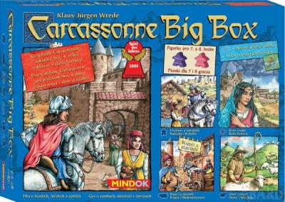 Gra planszowa Carcassonne Big Box 5 PL. Autor: Wrede K.J.. SmakLiter.pl Okładka książki Gra planszowa Carcassonne Big Box 5 PL