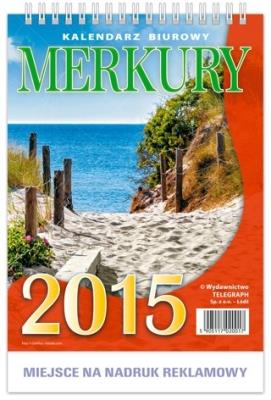 Okładka książki Kalendarz 2022 Biurowy Merkury MIX TELEGRAPH