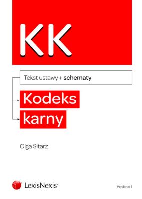 Kodeks karny ze schematami. Autor: Sitarz Olga. SmakLiter.pl Okładka książki Kodeks karny ze schematami