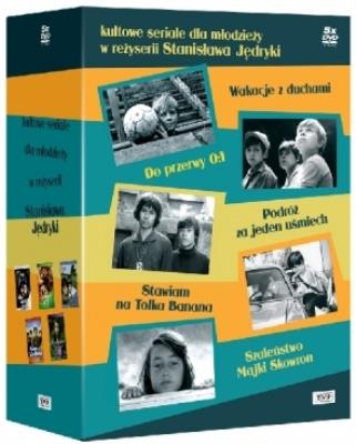 Kultowe seriale dla młodzieży w reżyserii Stanisława Jędryki (box) film dvd. Autor:   Praca zbiorowa. SmakLiter.pl Okładka książki Kultowe seriale dla młodzieży w reżyserii Stanisława Jędryki (box) film dvd