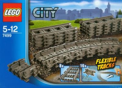 Lego City Elastyczne tory. Autor: City. SmakLiter.pl Okładka książki Lego City Elastyczne tory