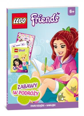 Lego Friends. Zabawy w podróży. Autor: Opracowanie zbiorowe. SmakLiter.pl Okładka książki Lego Friends. Zabawy w podróży