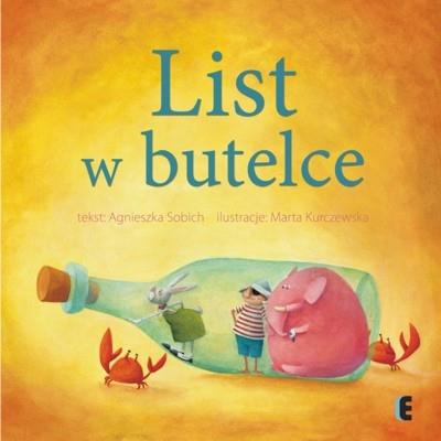 List w butelce. Autor: Sobich Agnieszka. SmakLiter.pl Okładka książki List w butelce