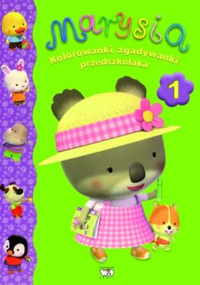 Okładka książki Marysia. Kolorowanki zgadywanki przedszkolaka. 1