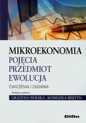 Okładka książki Mikroekononia. Pojęcia przedmiot ewolucja ćw.