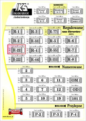 Okładka książki Okładka książkowa regulowana R22 (50szt) IKS