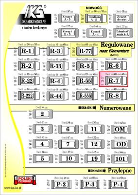 Okładka książki Okładka książkowa regulowana R7 (50szt) IKS