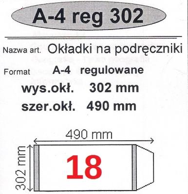 Okładka książki Okładka na podr A4 regulowana nr 18 (50szt) NARNIA