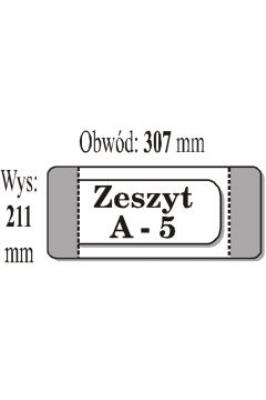 Opakowanie Okładka zeszytowa A5 (50szt) IKS