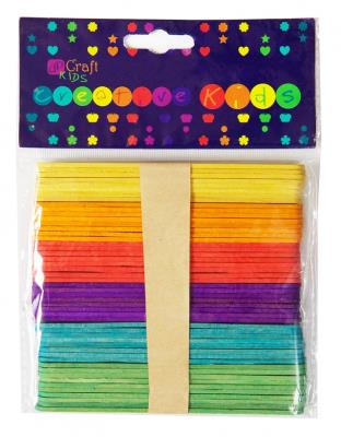 Okładka książki Patyczki kreatywne kolorowe 50 szt.