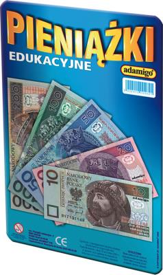 Pieniążki edukacyjne PL. Wydawca: Adamigo. SmakLiter.pl Opakowanie Pieniążki edukacyjne PL