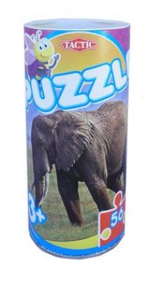 Opakowanie Puzzle w puszce 56 elementów Słoń