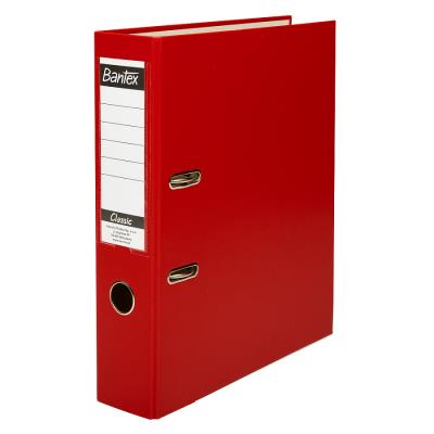 Segregator dźwigniowy A4 Bantex Classic PP 7,5 cm czerwony. Wydawca: Hamelin. SmakLiter.pl Opakowanie Segregator dźwigniowy A4 Bantex Classic PP 7,5 cm czerwony