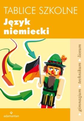 Okładka książki Tablice szkolne Język niemiecki w.2014