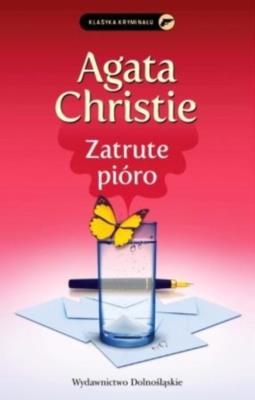 Zatrute pióro. Autor: Agatha Christie. SmakLiter.pl Okładka książki Zatrute pióro