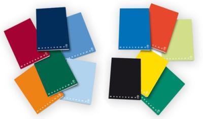 Opakowanie Zeszyt A4 Pigna Monocromo gładki 42 kartki mix kolorów