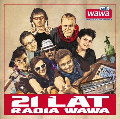 21 lat Radia WAWA. Autor: Various Artists. SmakLiter.pl Okładka książki 21 lat Radia WAWA