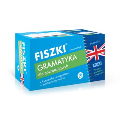 Angielski. Fiszki - Gramatyka dla początkujących. Autor: Opracowanie zbiorowe. SmakLiter.pl Okładka książki Angielski. Fiszki - Gramatyka dla początkujących