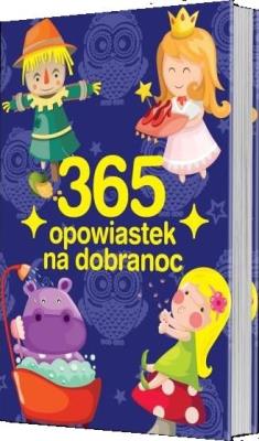Bajki - 365 opowiastek na dobranoc Damidos. Autor: Opracowanie zbiorowe. SmakLiter.pl Okładka książki Bajki - 365 opowiastek na dobranoc Damidos