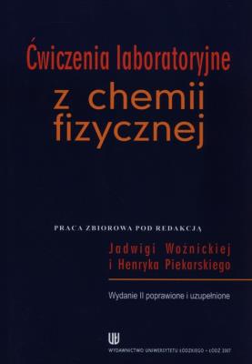Opakowanie Ćwiczenia laboratoryjne z chemii fizycznej
