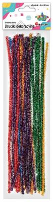 Okładka książki Druciki metalizowane 0,4x30cm 40szt