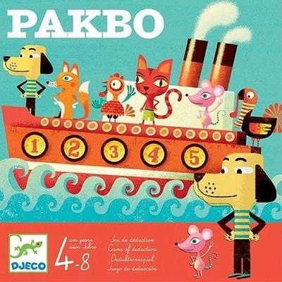 Gra planszowa - Pakbo. Wydawca: Djeco. SmakLiter.pl Opakowanie Gra planszowa - Pakbo