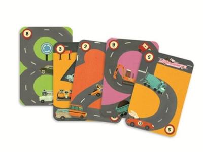 Gra planszowa - Rallye Wyścigi samochodowe. Wydawca: Djeco. SmakLiter.pl Opakowanie Gra planszowa - Rallye Wyścigi samochodowe