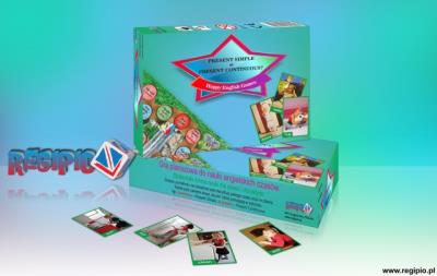 Gra - Present Simple or Present Continuous REGIPIO. Wydawca: Regipio. SmakLiter.pl Opakowanie Gra - Present Simple or Present Continuous REGIPIO