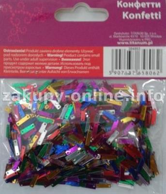 Okładka książki KONFETTI PASKI MIX 14G BS022
