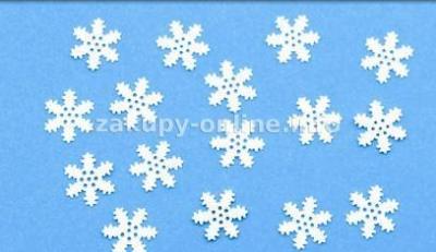 Okładka książki KONFETTI PLATKI SNIEGU BIALE 14G 10MM CR028