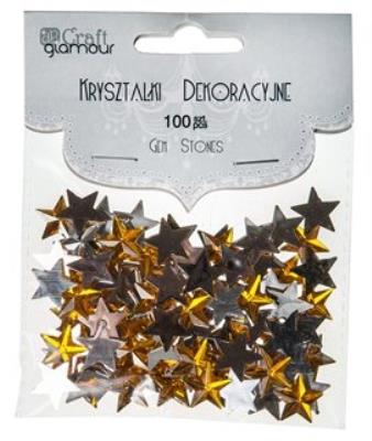 Okładka książki KRYSZTALKI DEKORACYJNE 100 SZT GWIAZDKI