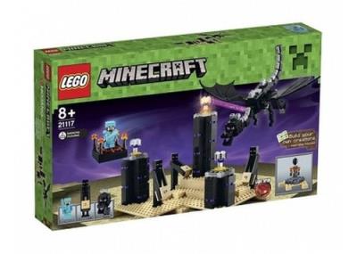 LEGO Minecraft Smok kresu. Autor: Minecraft. SmakLiter.pl Okładka książki LEGO Minecraft Smok kresu