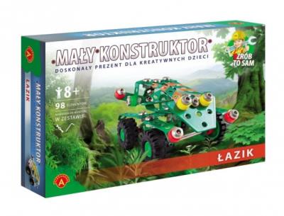 Mały konstruktor Łazik. Wydawca: Alexander. SmakLiter.pl Opakowanie Mały konstruktor Łazik