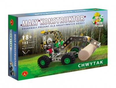 Mały Konstruktor. Zrób to sam - Chwytak ALEX. Wydawca: Alexander. SmakLiter.pl Opakowanie Mały Konstruktor. Zrób to sam - Chwytak ALEX