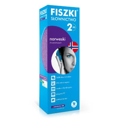 Norweski. Fiszki - Słownictwo 2. Autor: Opracowanie zbiorowe. SmakLiter.pl Okładka książki Norweski. Fiszki - Słownictwo 2