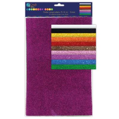 Okładka książki PIANKA SAMOPRZYLEPNA A4 10 SZT BROKAT