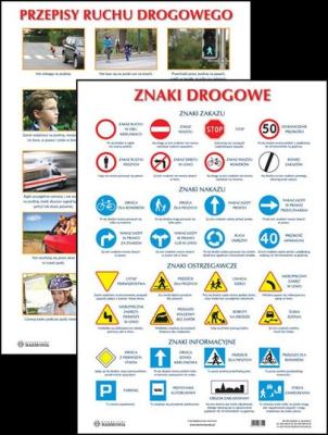 Okładka książki Plansza - Znaki / przepisy drogowe