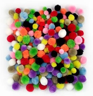 Okładka książki POMPONY AKRYLOWE MIX 300 SZT-DALP BPZ