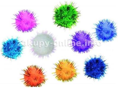 Okładka książki POMPONY BROKATOWE MIX 40 SZT YFS0122