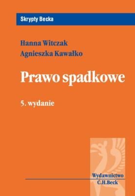 Okładka książki Prawo spadkowe