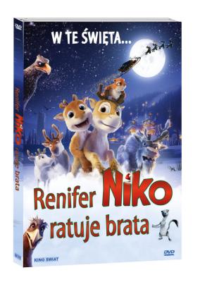 Okładka książki Renifer Niko ratuje brata/ Kino Świat