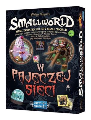 Opakowanie Small World W pajęczej sieci