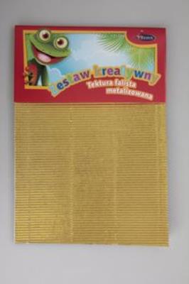 Zestaw Kreatywny - Tektura Falista Metalizowana 5 arkuszy. Autor: 604023. SmakLiter.pl Okładka książki Zestaw Kreatywny - Tektura Falista Metalizowana 5 arkuszy