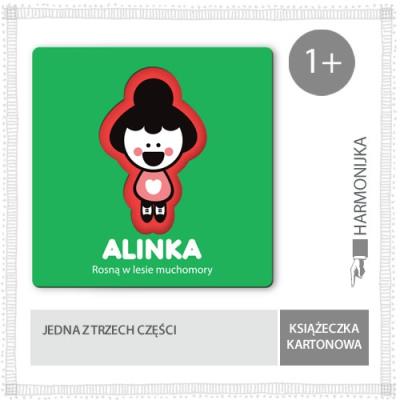 Alinka. Rosną w lesie muchomory. Autor: Ingakku Riukimiuki. SmakLiter.pl Okładka książki Alinka. Rosną w lesie muchomory