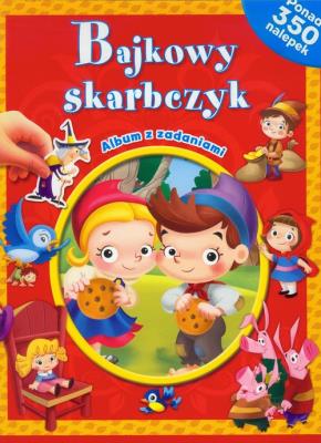 Okładka książki Bajkowy skarbczyk. Album z zadaniami