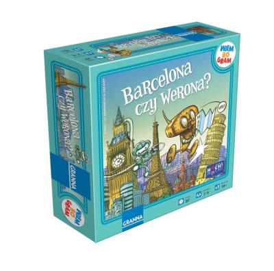 Barcelona czy Werona? GRANNA. Autor: Lach Bernhard, Rapp Uwe. SmakLiter.pl Okładka książki Barcelona czy Werona? GRANNA