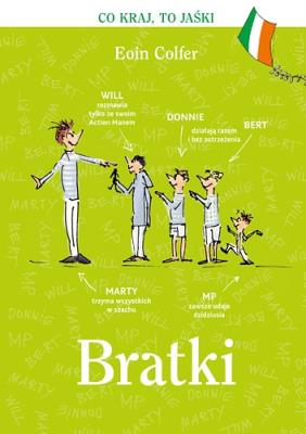 Bratki. Autor: Eoin Colfer. SmakLiter.pl Okładka książki Bratki