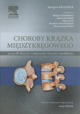 Choroby krążka międzykręgowego. Autor: Kraemer Juergen. SmakLiter.pl Okładka książki Choroby krążka międzykręgowego