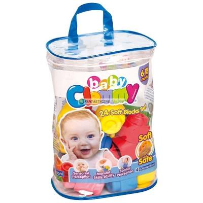 Clemmy Woreczek z klockami. Autor: Clemmy Baby. SmakLiter.pl Okładka książki Clemmy Woreczek z klockami